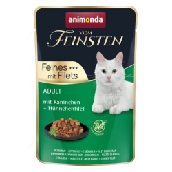 ANIMONDA VOM FEINSTEN KRÓLIK+FILET Z KURCZAKA SASZETKA 85G